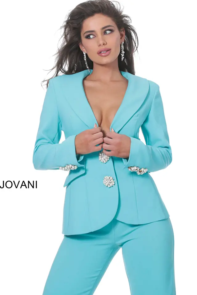 Buy Blue Suit for Women, Two Piece Suit, Top, Womens Suit, Womens Suit Set,  Wedding Suit, Womens Coats Suit Set Online in India 