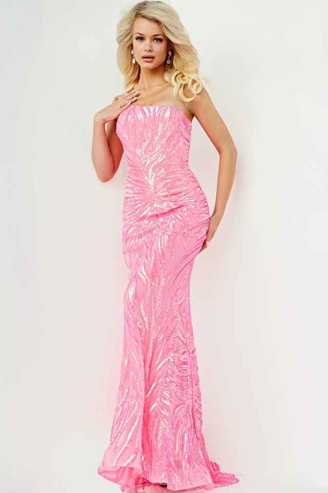 hot pink zebra quinceanera dresses