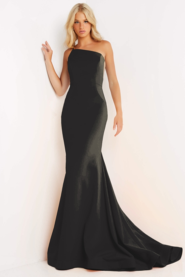Jovani 06763 | Coral One Shoulder Tight Dress