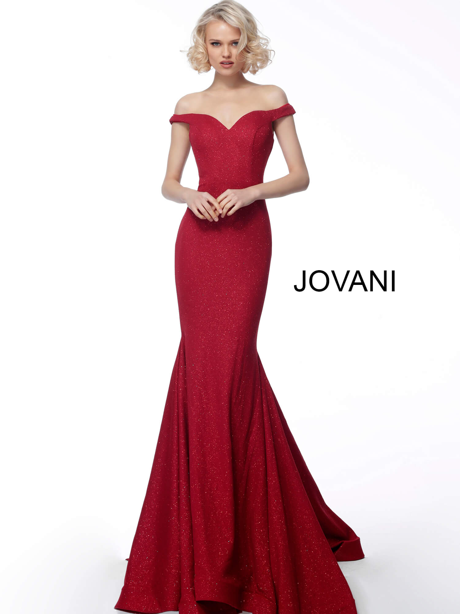 jovani red gown