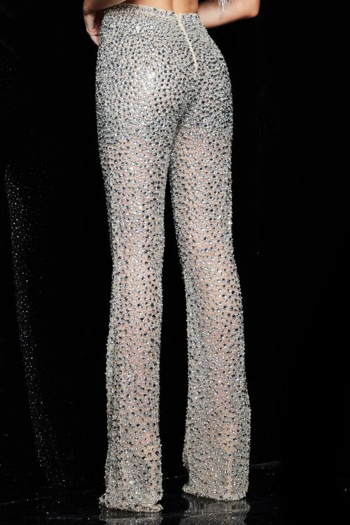 Nude Beaded Contemporary Pant 22781