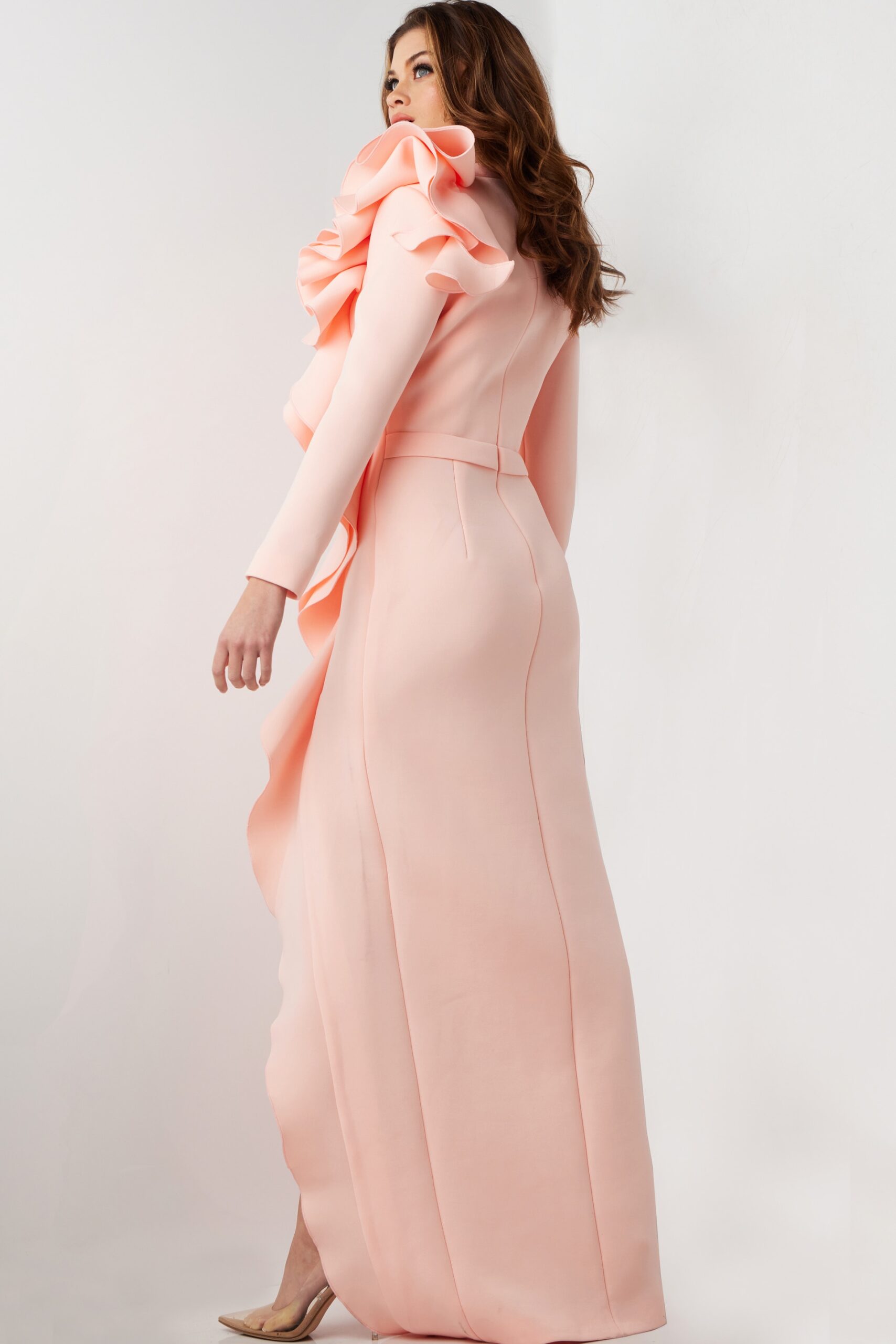 Blush evening gown best sale