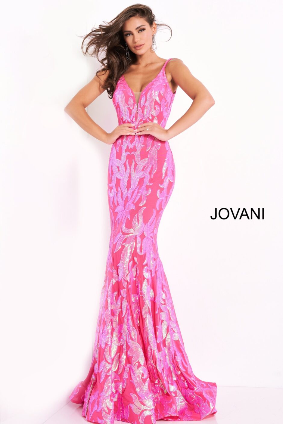 Jovani 3263 Sequin Sheath Long Dress - Jovani