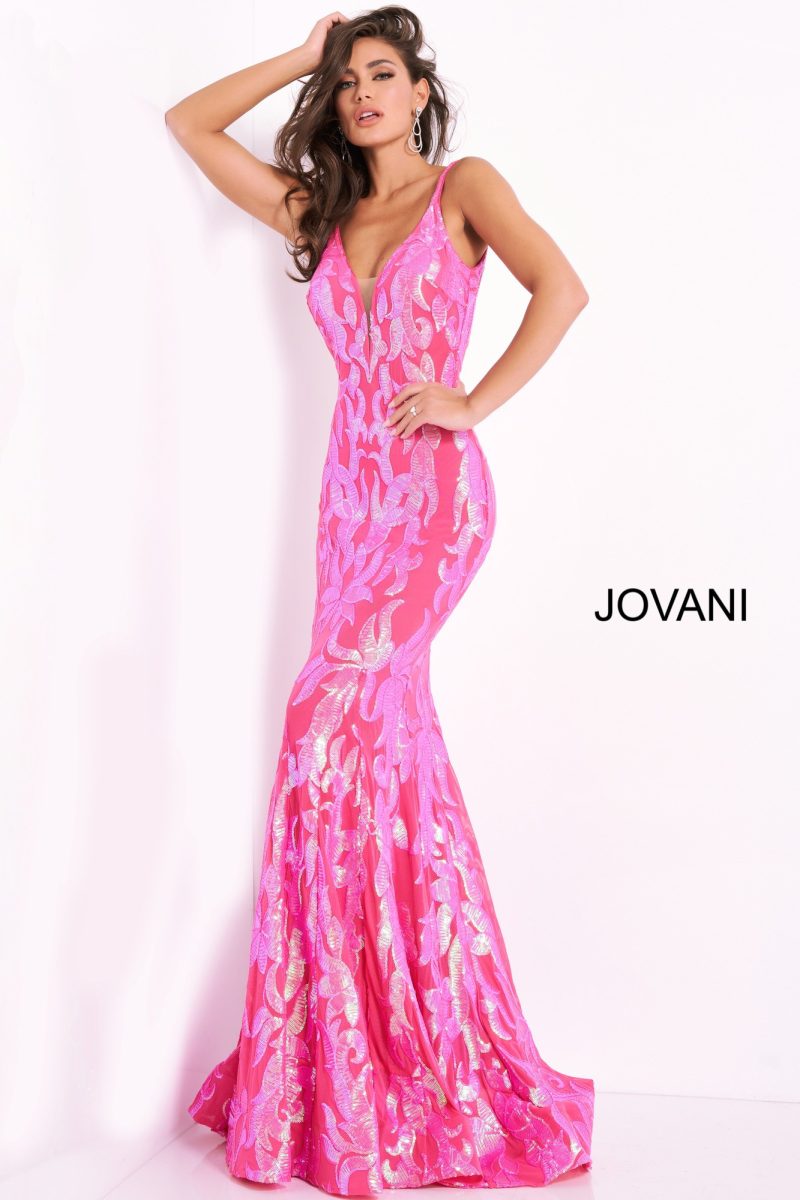 Jovani 3263 Sequin Sheath Long Dress - Jovani