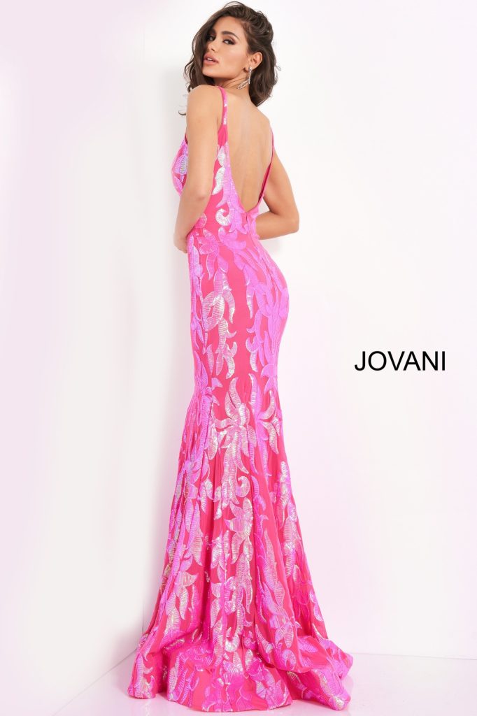 Jovani 3263 Light Blue Embellished Dress - Jovani