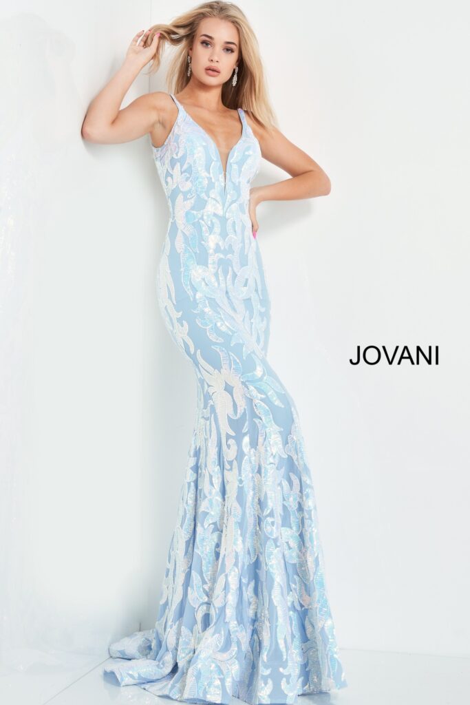 Plunging Neckline Fitted Party Dress 3263 - Jovani