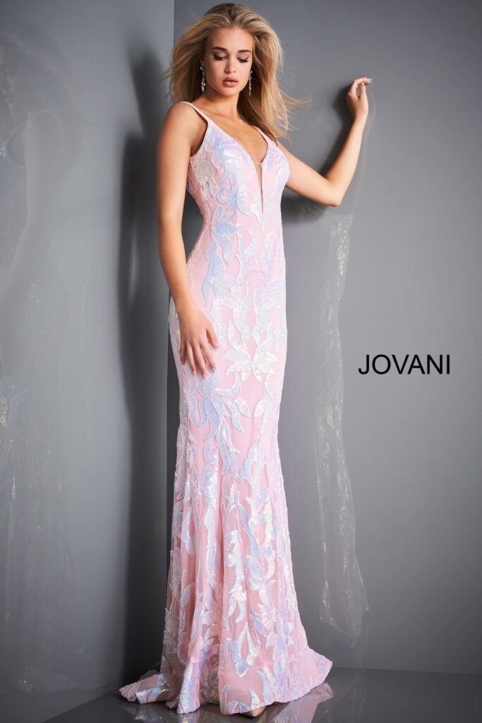 Plunging Neckline Fitted Party Dress 3263 - Jovani