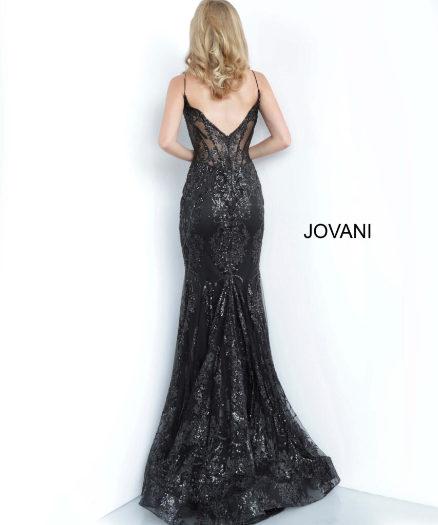 Jovani 3675 Mermaid Corset Bodice Dress - Jovani