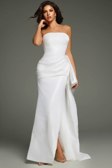 white strapless dress 36854