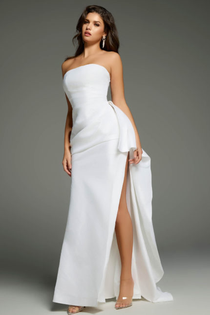 strapless fitted dress 36854