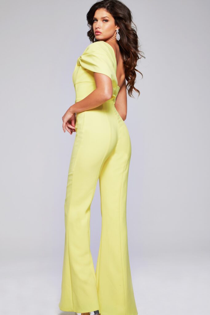 Yellow One-Shoulder Jumpsuit 39961