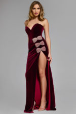 red velvet dress 42665