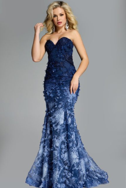 Model wearing Jovani dress 42740.