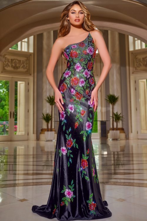 one shoulder mermaid dress 43194