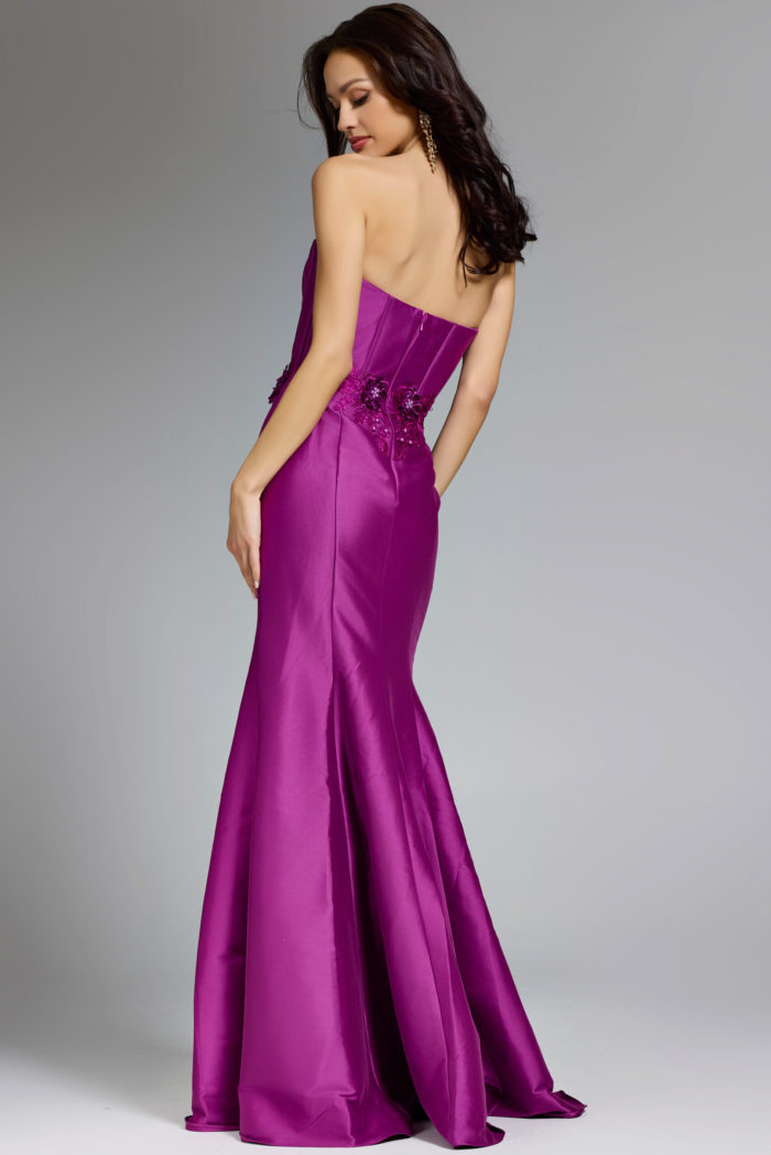 strapless mermaid evening gown 43817