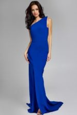 Model wearing Jovani dress 44001.