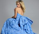 Model wearing Jovani dress 44114.