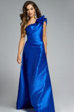 Model wearing Jovani dress 44345.