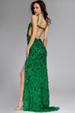 Model wearing Jovani dress 44440-1.