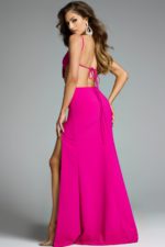 Model wearing Jovani dress 44735.