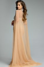 Model wearing Jovani dress 45077.