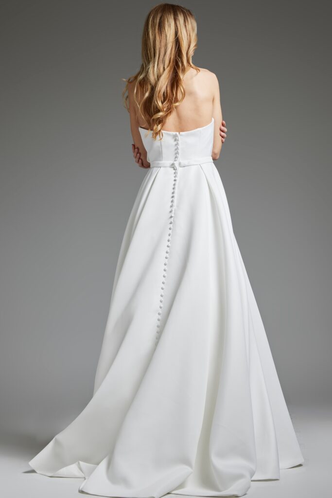 Off White A Line Bridal Gown JB40599