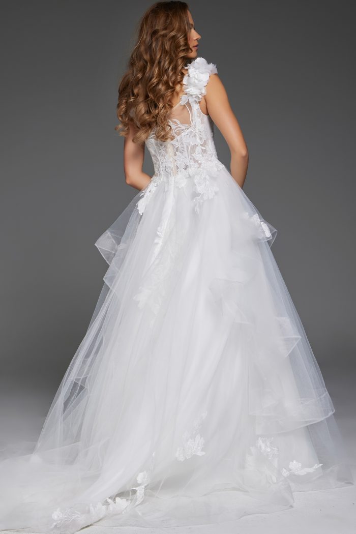 a line wedding dress