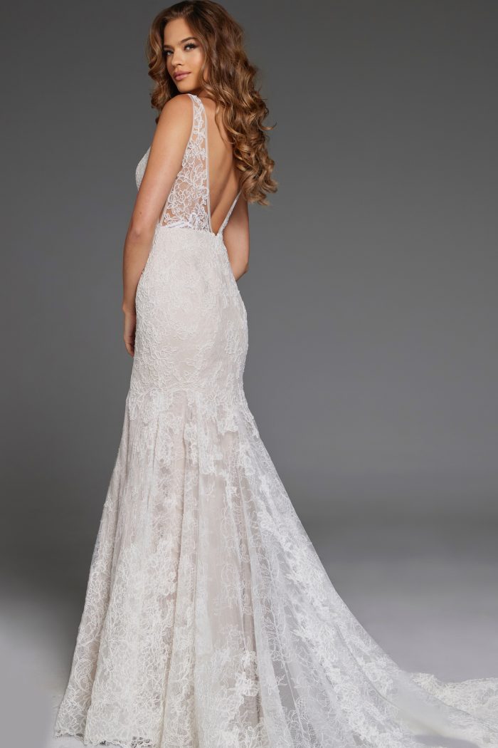 open back wedding dress JB43894