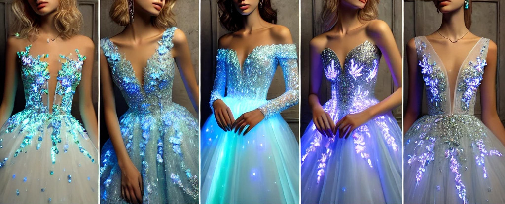 Prom dresses with LED- future of prom dresses