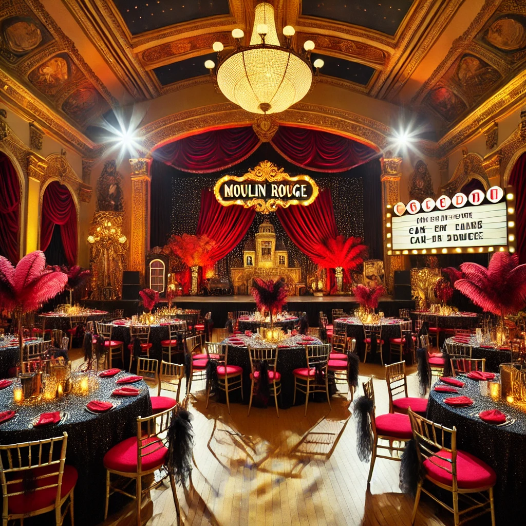 Moulin Rouge Theme Decoration